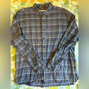 Men’s Duck Head Plaid Performance Flannel Size XL